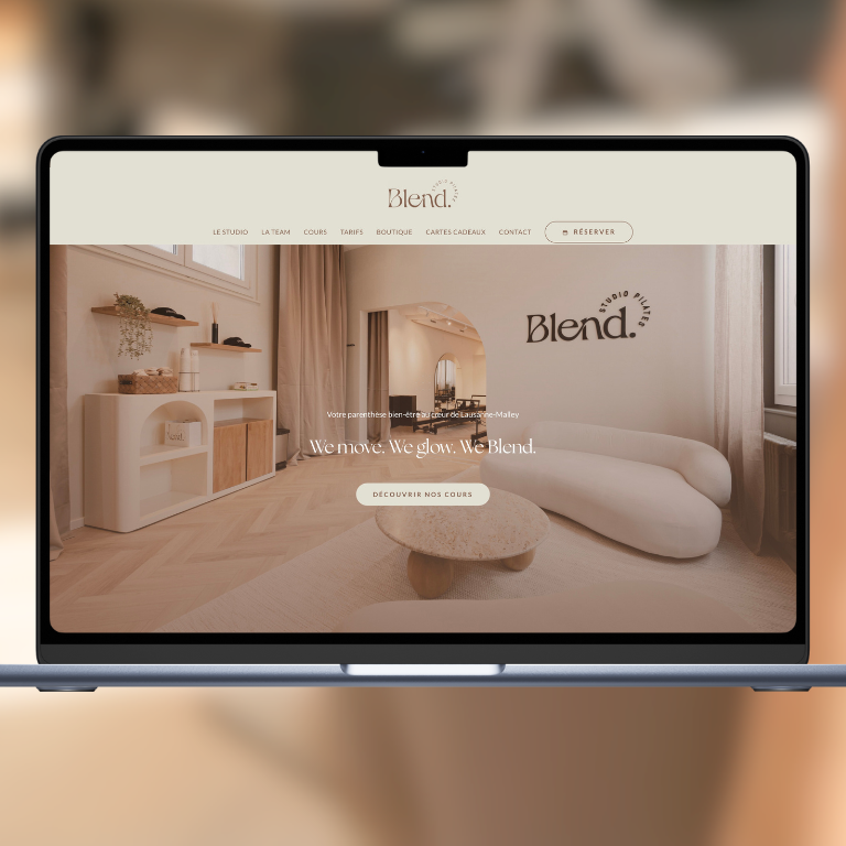Création de site internet pour studio de Pilates en Suisse